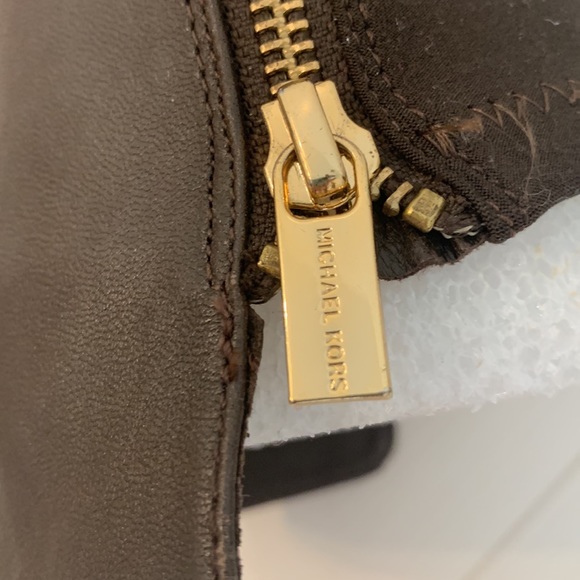 Michael Kors Brown Leather Tall Boots - size 6 - like new! - Picture 11 of 14